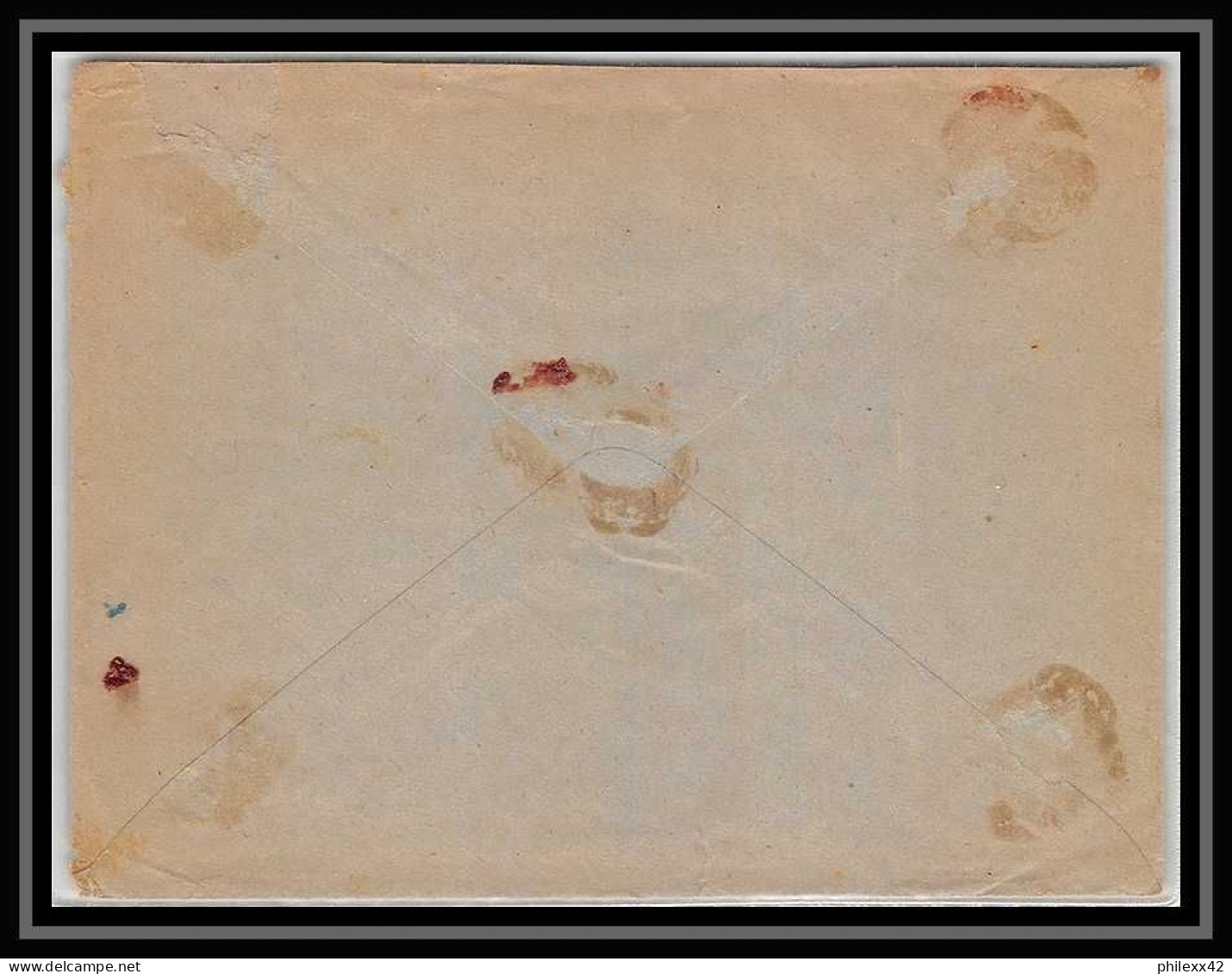 116453 Lettre Chargé Provisoire Cover Bouches Du Rhone Iris Marseille Prado A3 Toulon 1944 - Tijdelijke Stempels