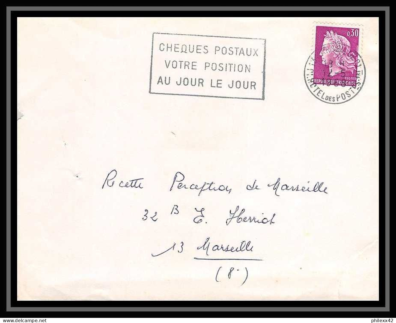 116336 Lot De 14 Lettres Cover Bouches Du Rhone Flammes Diverses Marseille Hotel Des Postes - Collections
