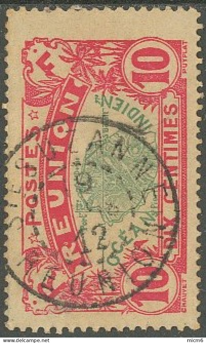 Réunion 1907-1930 - Ste-Suzanne Sur N° 60 (YT) N° 60 (AM). Oblitération. - Usati