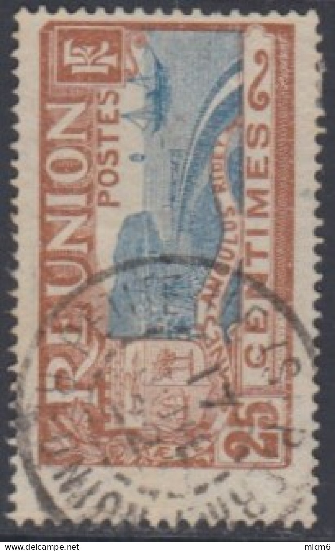 Réunion 1907-1930 - Petite Ile St-Pierre Sur N° 88 (YT) N° 87 (AM). Oblitération De 1922. - Gebruikt