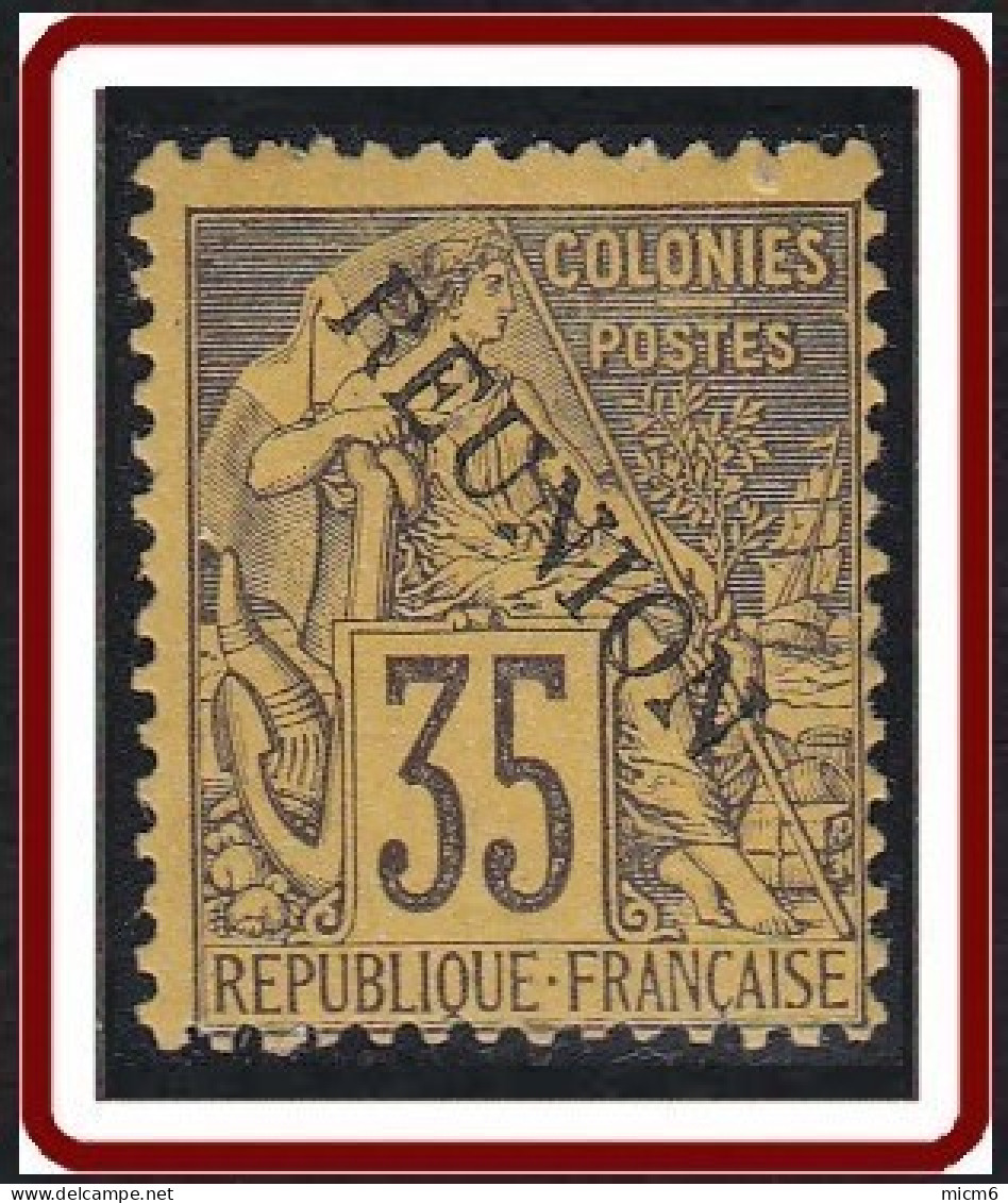 Réunion 1859-1891 - N° 25 (YT) N° 25 (AM) Neuf *. - Unused Stamps