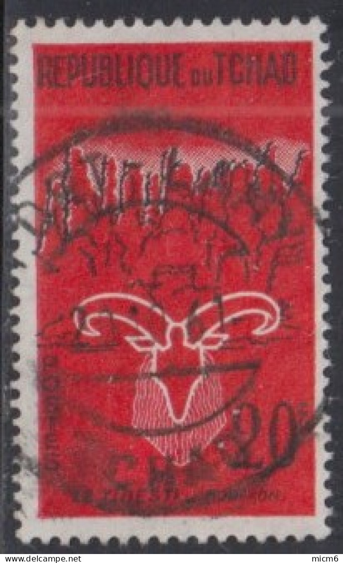 République Du Tchad - N° 74 (YT) Oblitéré De Fort-Lamy / Tchad. - Used Stamps