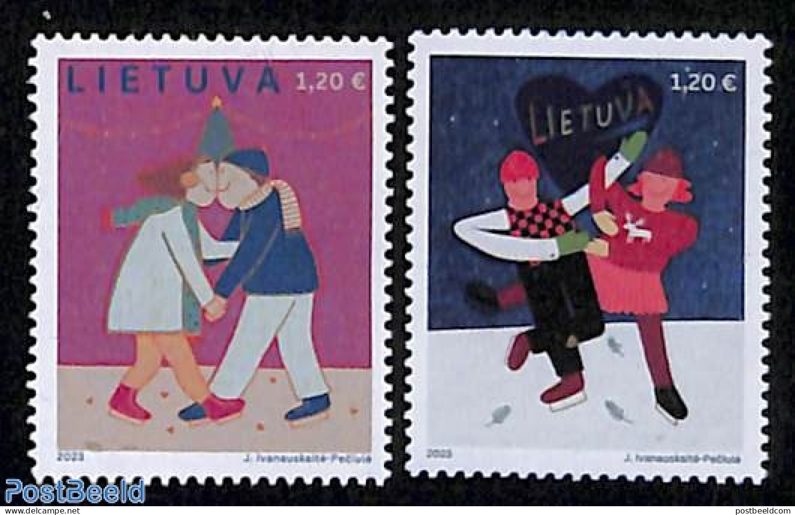 Lithuania 2023 Christmas 2v, Mint NH, Religion - Christmas - Christmas