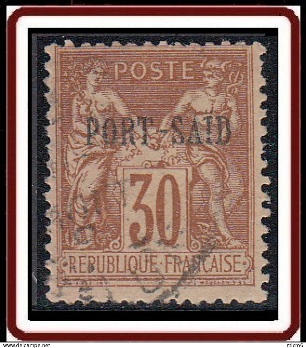 Port-Saïd - N° 12 (YT) N° 10 (AM) Type II Oblitéré. - Oblitérés