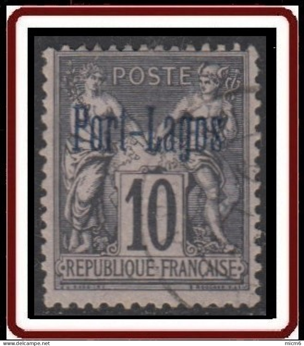 Port-Lagos - N° 2 (YT) N° 2 (AM) Oblitéré. - Used Stamps