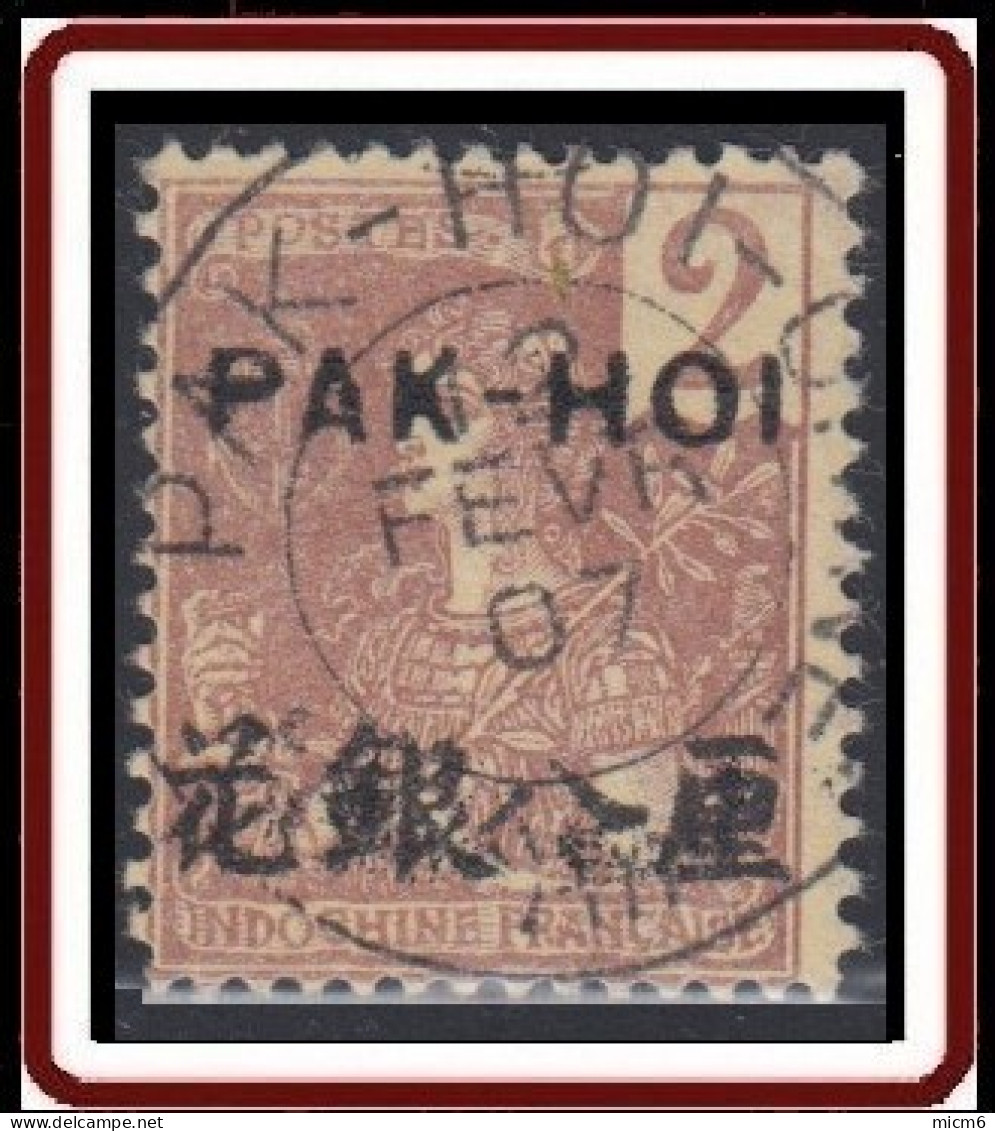 Pakhoï - Bureau Indochinois - N° 18 (YT) N° 18 (AM) Oblitéré. - Usati