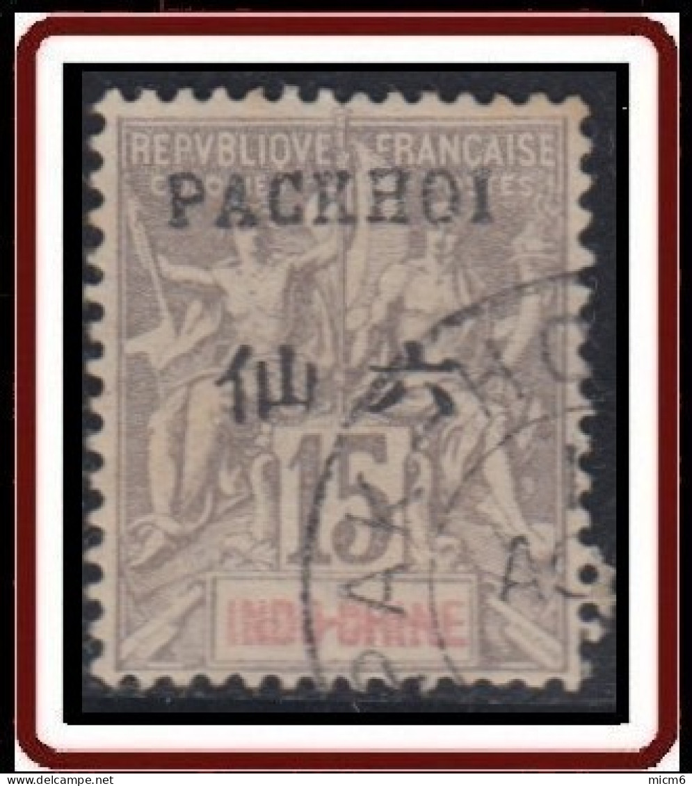 Pakhoï - Bureau Indochinois - N° 06 (YT) N° 06 (AM) Oblitéré. - Used Stamps