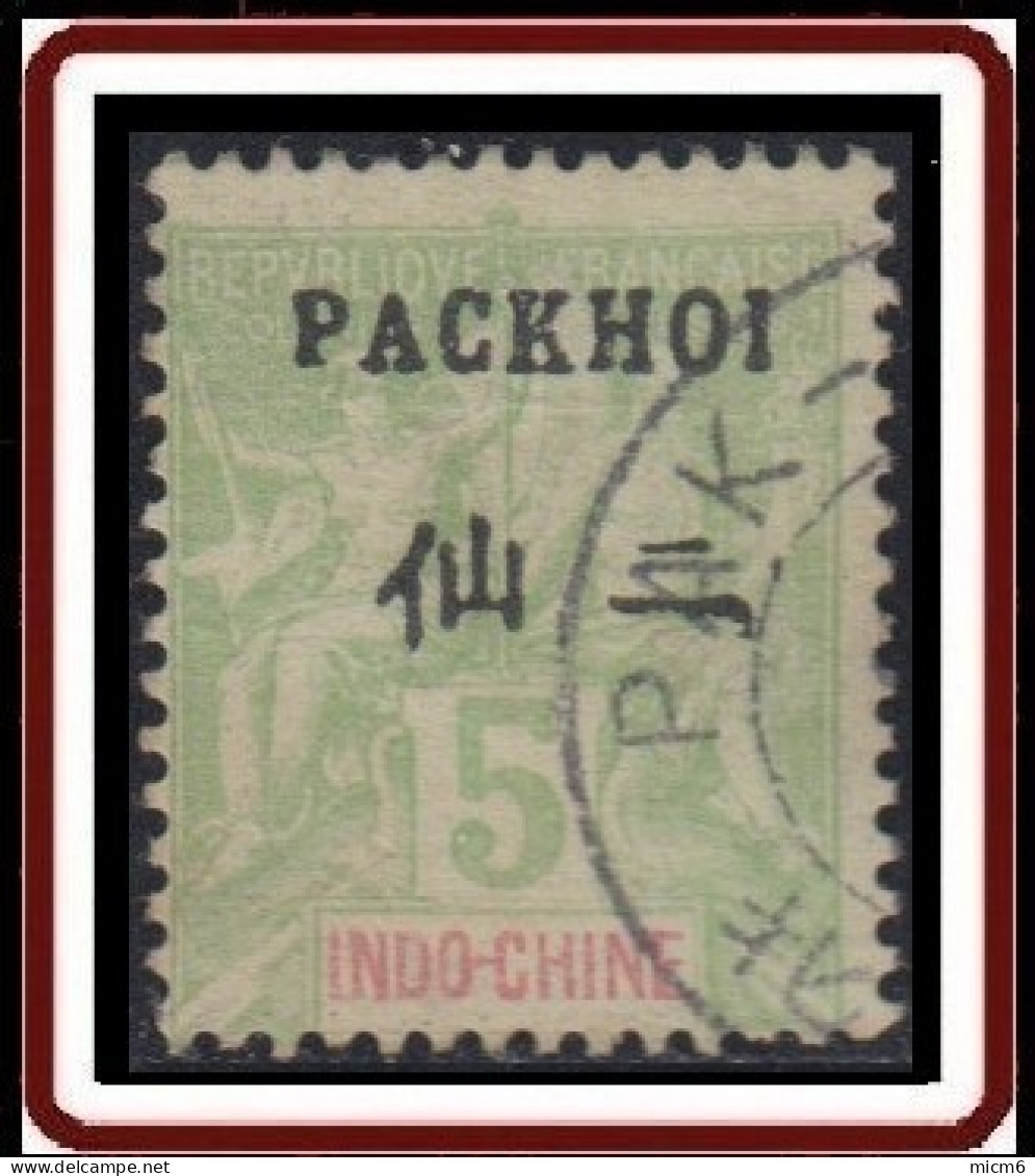 Pakhoï - Bureau Indochinois - N° 04 (YT) N° 4 (AM) Oblitéré. - Oblitérés