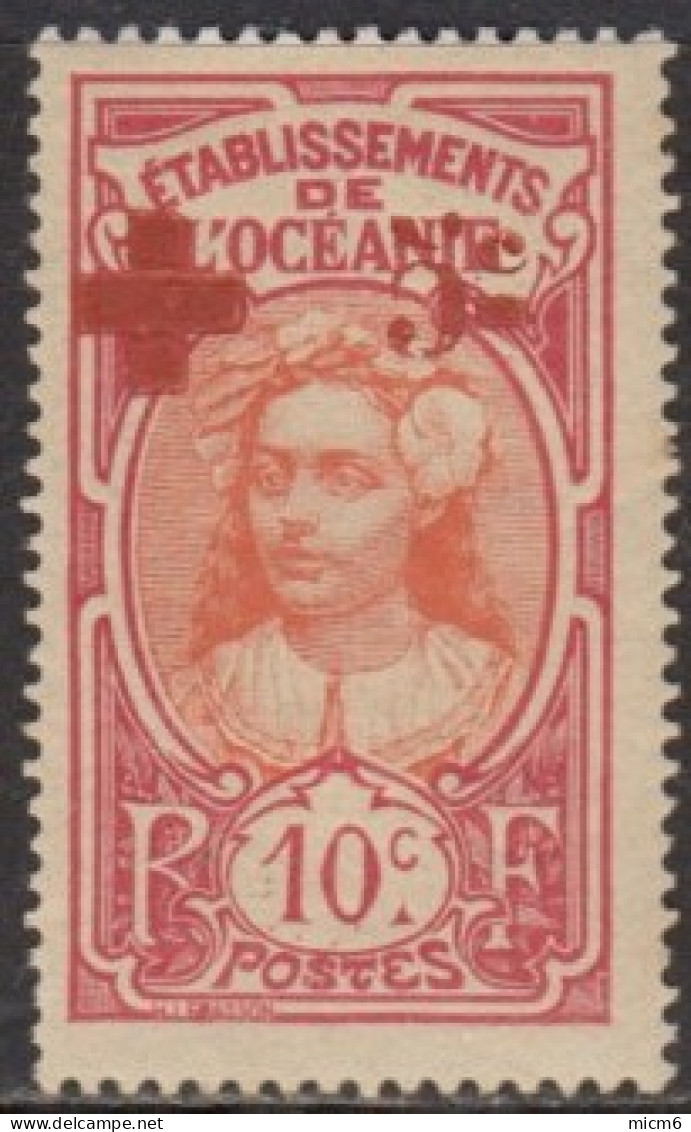 Océanie 1913-1930 - N° 41 (YT) N° 45 (AM) Neuf *. - Ungebraucht