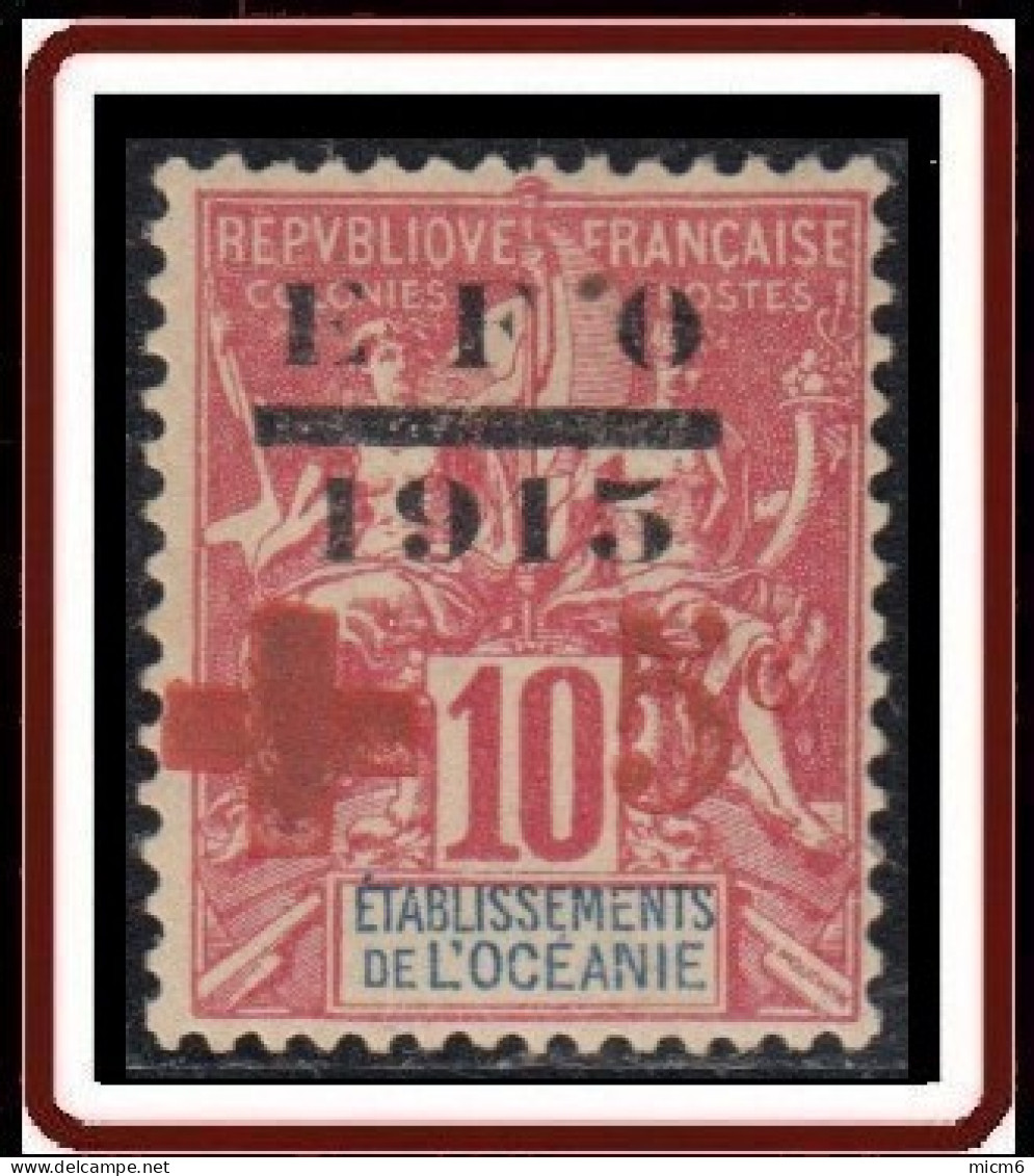 Océanie 1913-1930 - N° 39 (YT) N° 43 (AM) Neuf *. - Unused Stamps