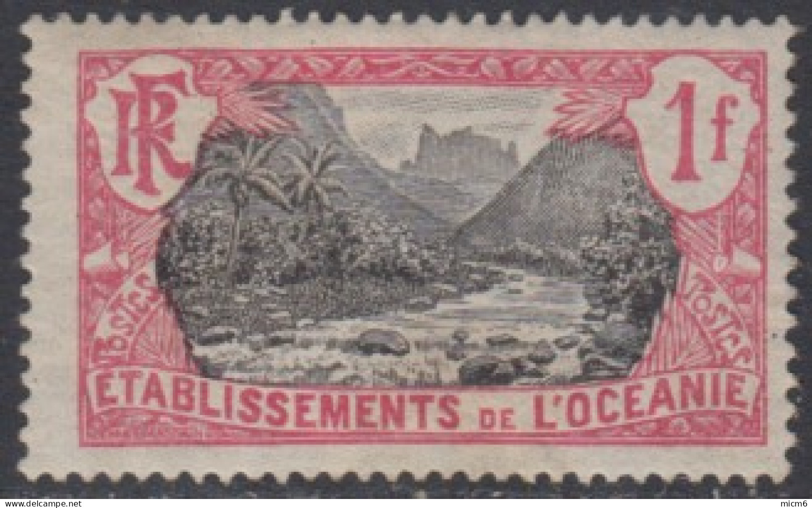 Océanie 1913-1930 - N° 35 (YT) N° 37 (AM) Neuf *. - Unused Stamps
