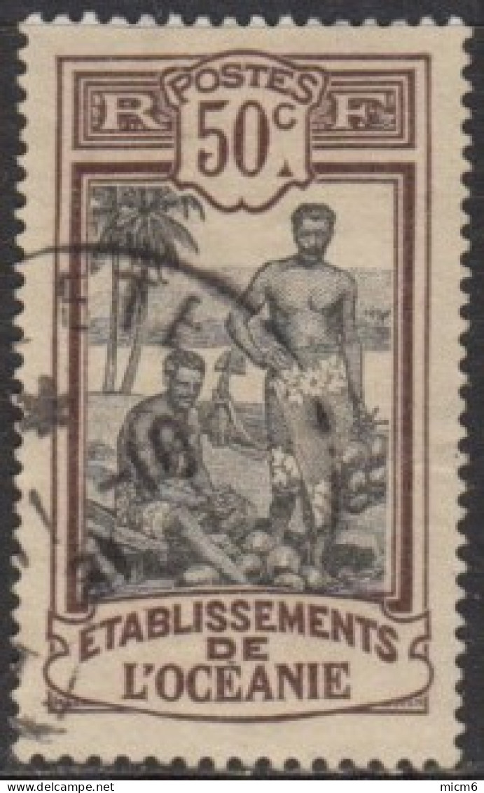 Océanie 1913-1930 - N° 33 (YT) N° 35 (AM) Oblitéré. - Used Stamps