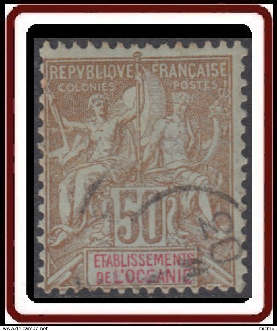 Océanie 1892-1912 - N° 20 (YT) N° 18 (AM) Oblitéré. - Used Stamps