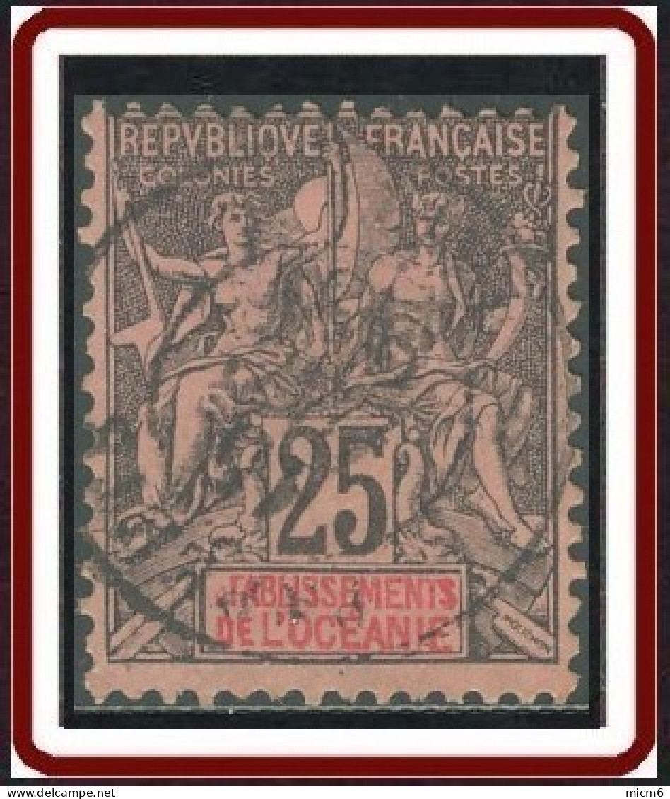 Océanie 1892-1912 - N° 08 (YT) N° 8 (AM) Oblitéré. - Used Stamps