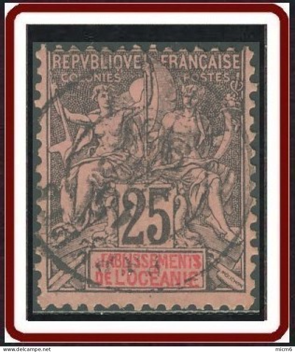 Océanie 1892-1912 - N° 08 (YT) N° 8 (AM) Oblitéré. - Oblitérés