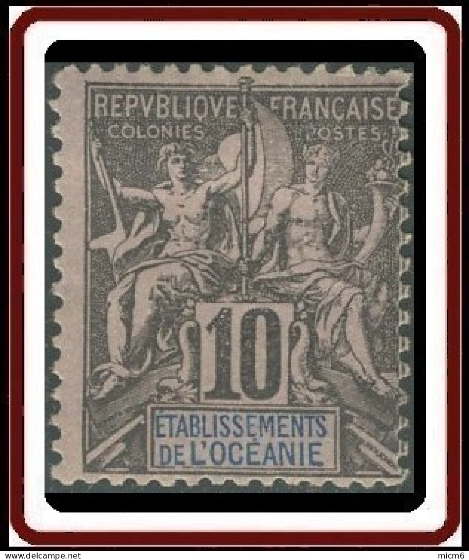 Océanie 1892-1912 - N° 05 (YT) N° 5 (AM) Neuf *. - Unused Stamps