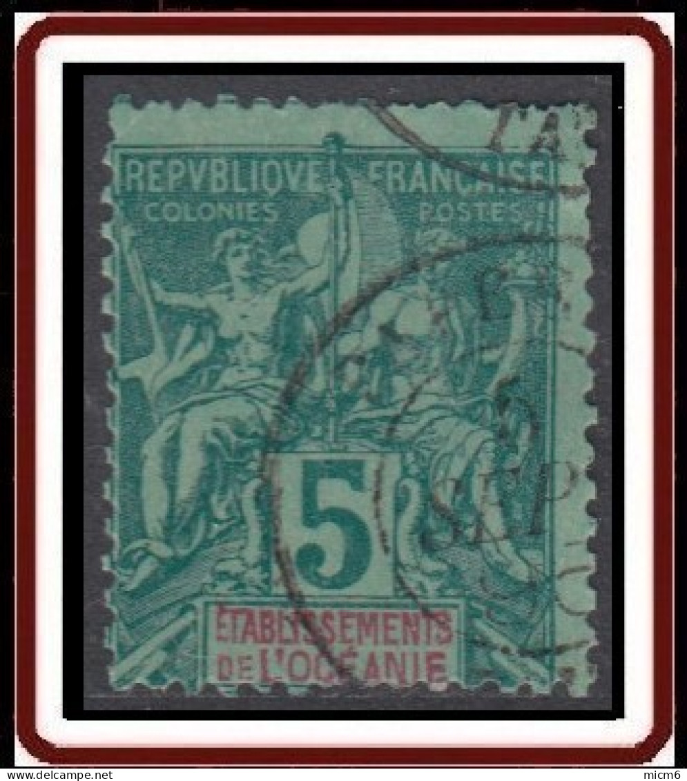 Océanie 1892-1912 - N° 04 (YT) N° 4 (AM) Oblitéré. - Gebraucht