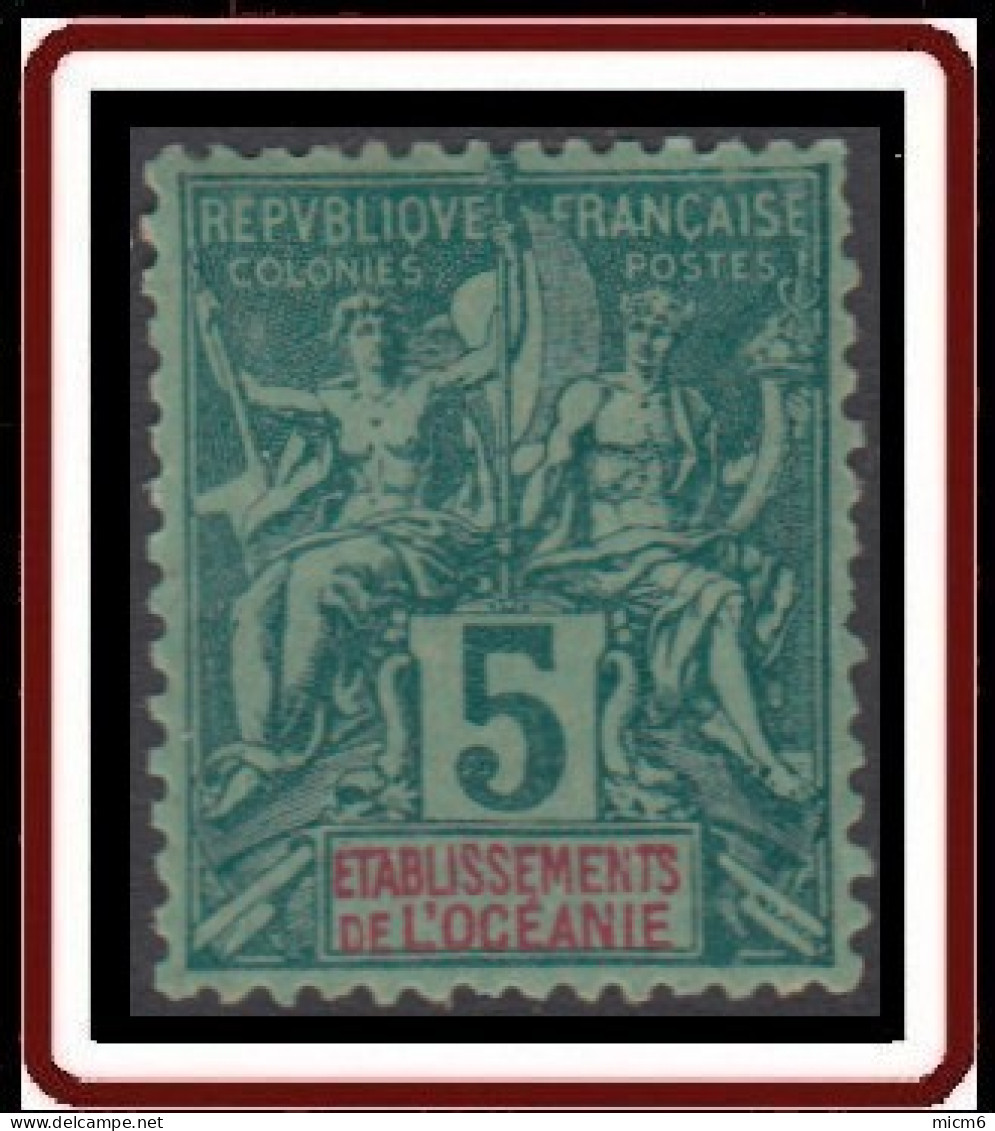 Océanie 1892-1912 - N° 04 (YT) N° 4 (AM) Neuf *. - Unused Stamps