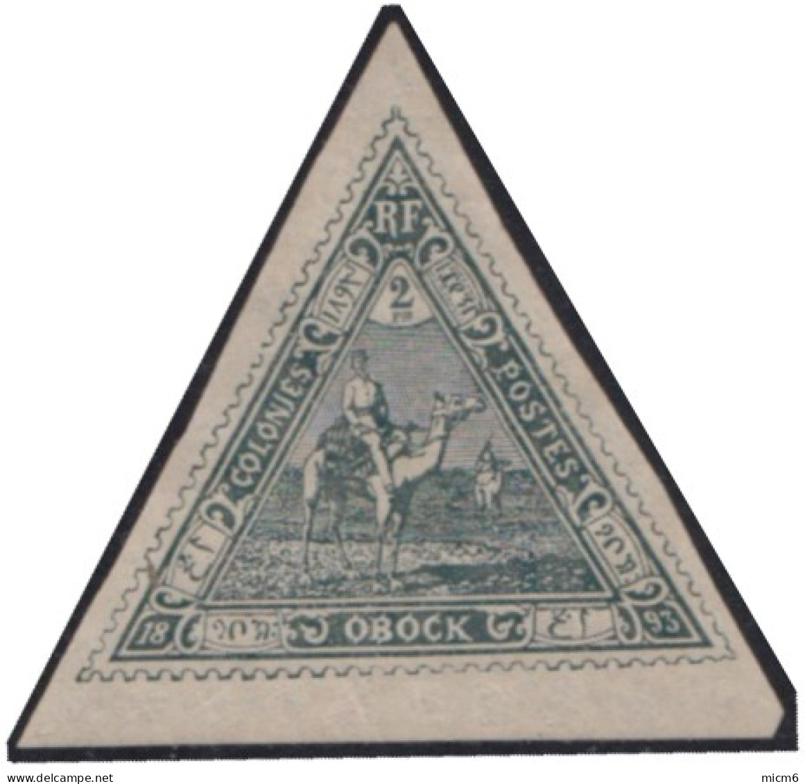 Obock - N° 45 (YT) N° 45 (AM) Neuf *. - Unused Stamps
