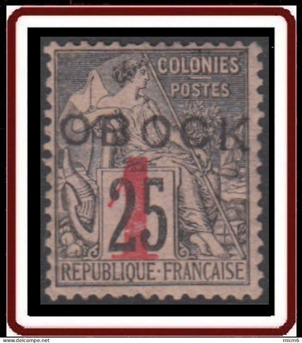 Obock - N° 21 (YT) N° 21 (AM) Neuf *. - Unused Stamps