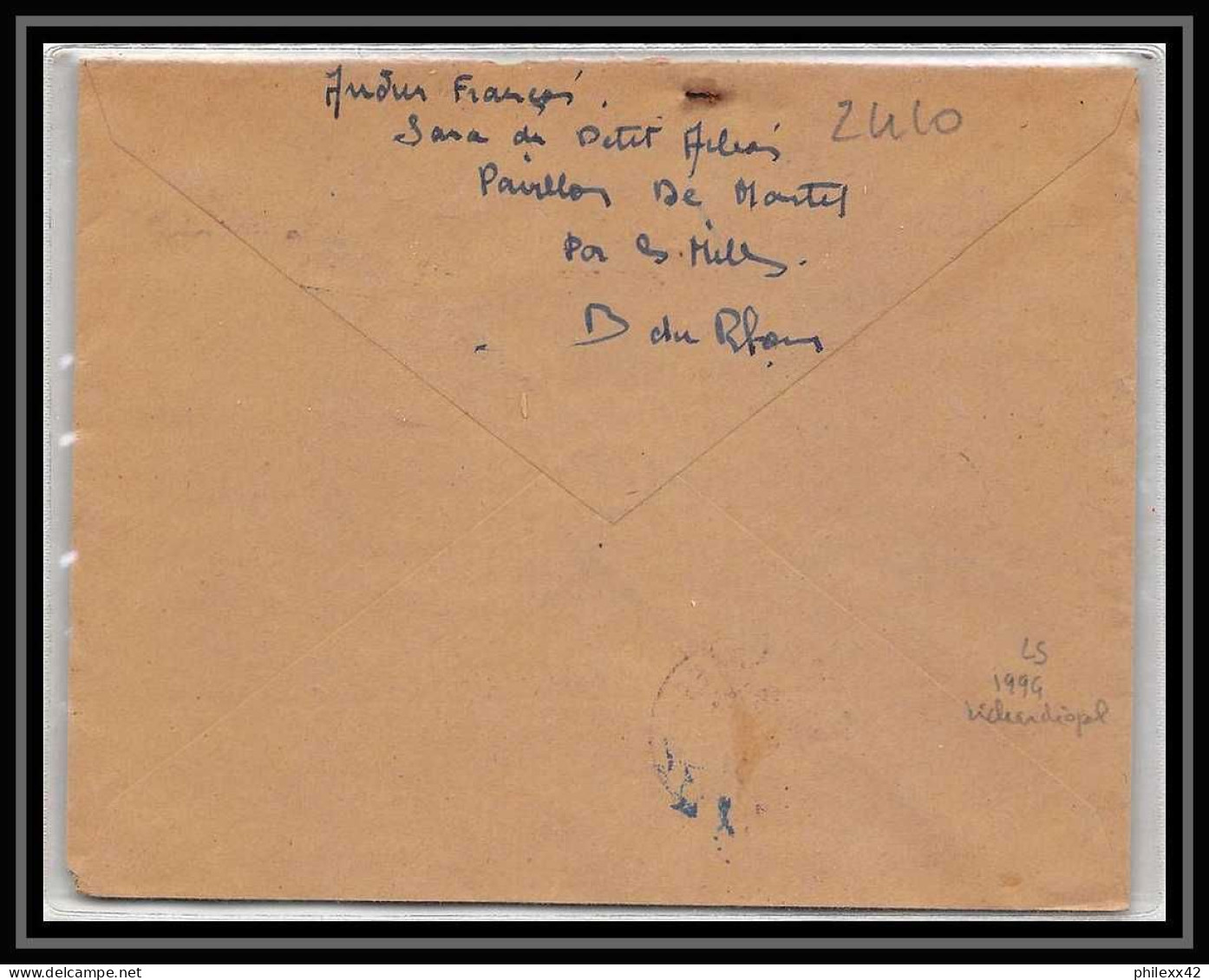 Lettre-112410 Bouches Du Rhone N°777 Nancy Recommandé Provisoire Les Milles Pour Marseille 13/11/1948 - Temporary Postmarks