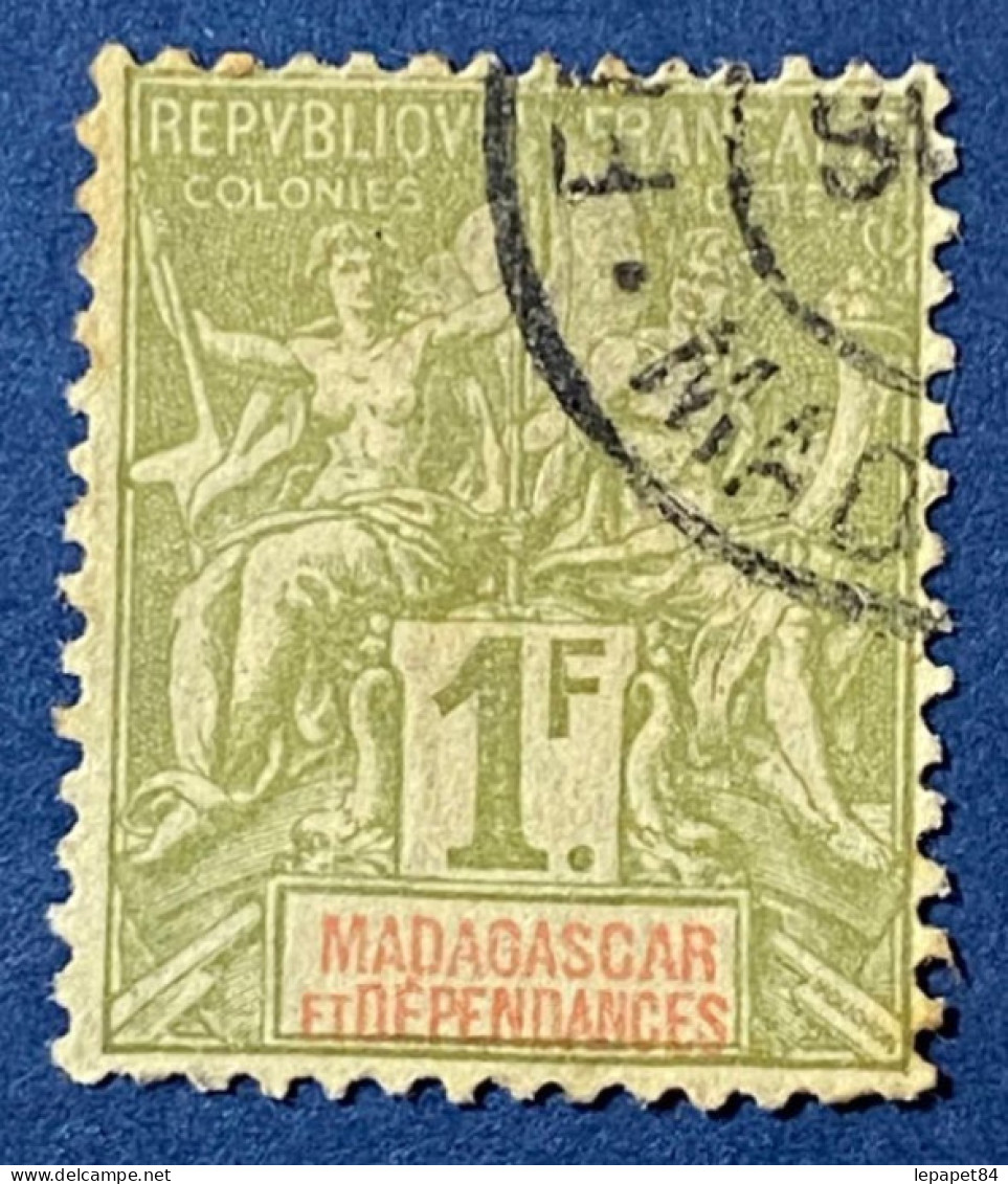 Madagascar YT N° 40 Signé RP - Gebraucht