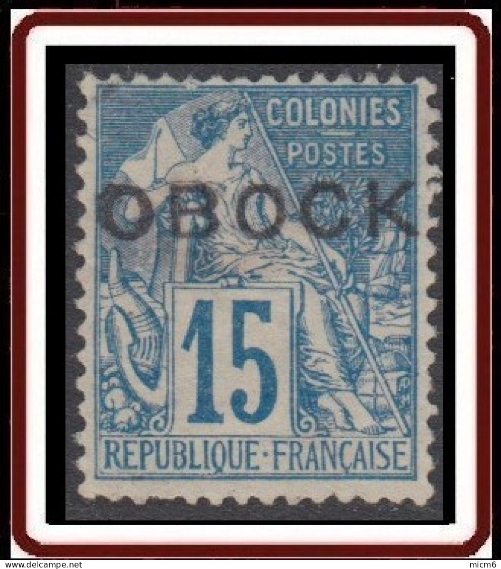 Obock - N° 15 (YT) N° 15 (AM) Oblitéré. - Usados