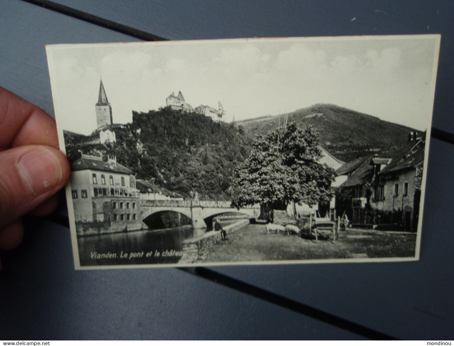 Cpa Vianden. Le Pont Et Le Château. - Vianden