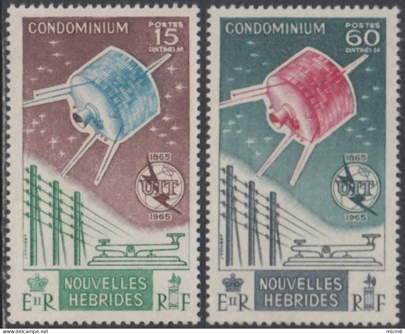 Nouvelles Hébrides - N° 211 & 212 Neufs **. - Unused Stamps