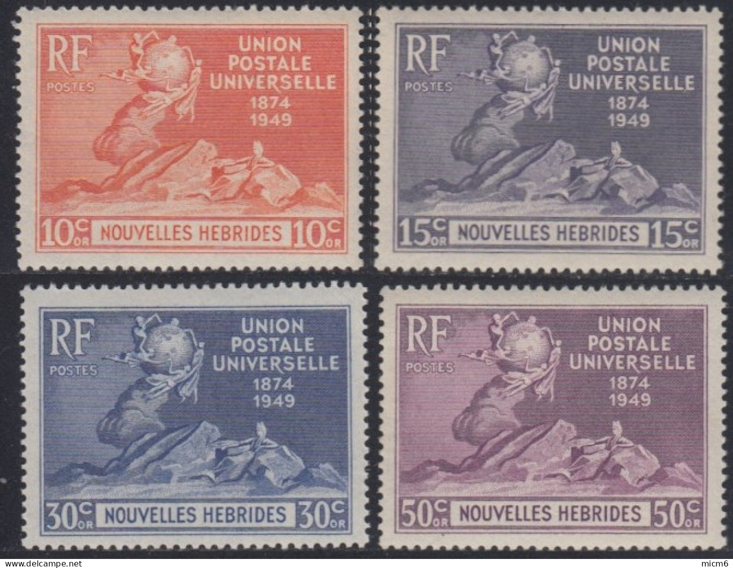 Nouvelles Hébrides - N° 134 à 139 Neufs **. - Unused Stamps
