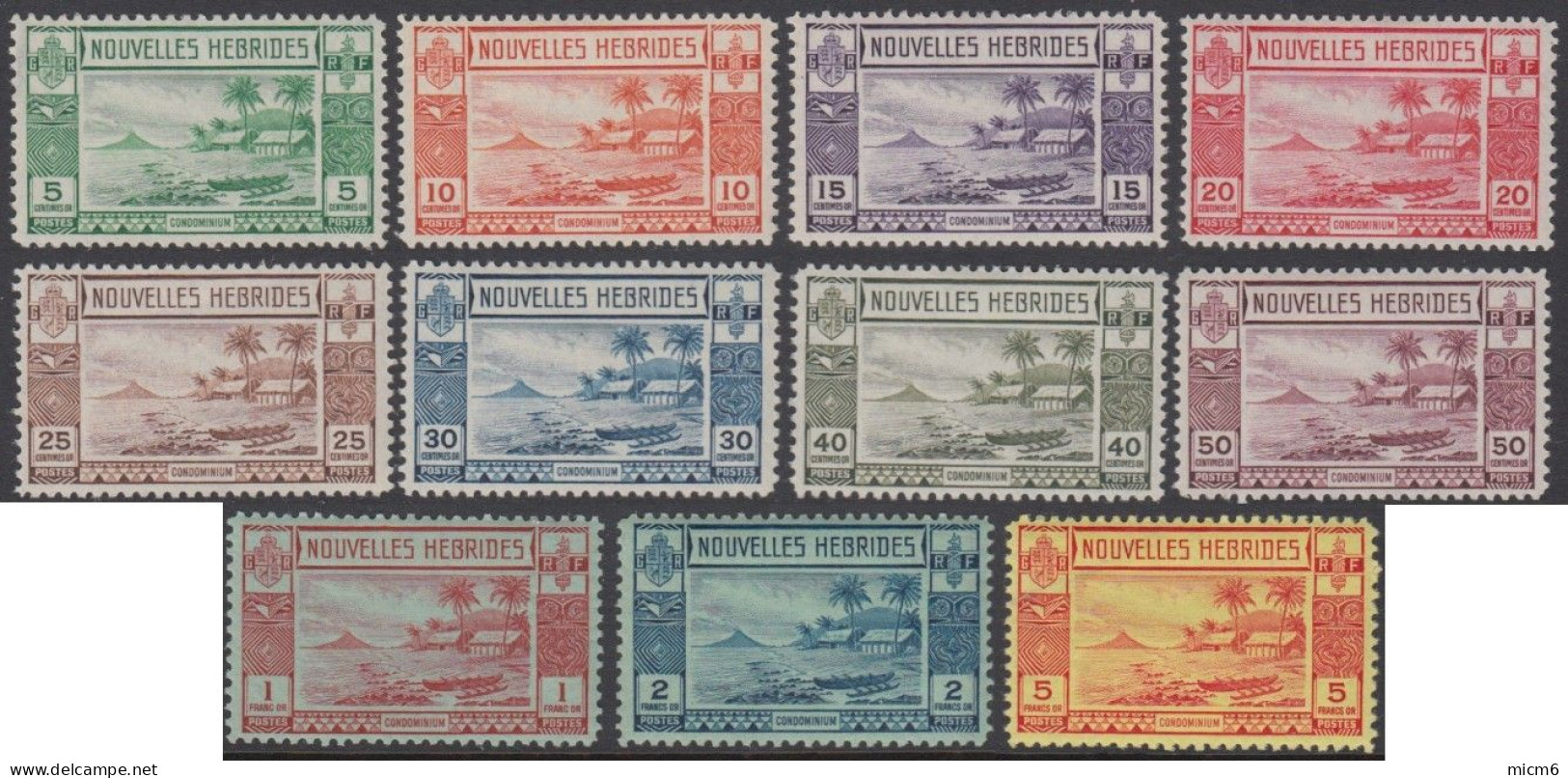 Nouvelles Hébrides - N° 100 à 111 Neufs ** Ou *. Pas De Rouille. - Unused Stamps