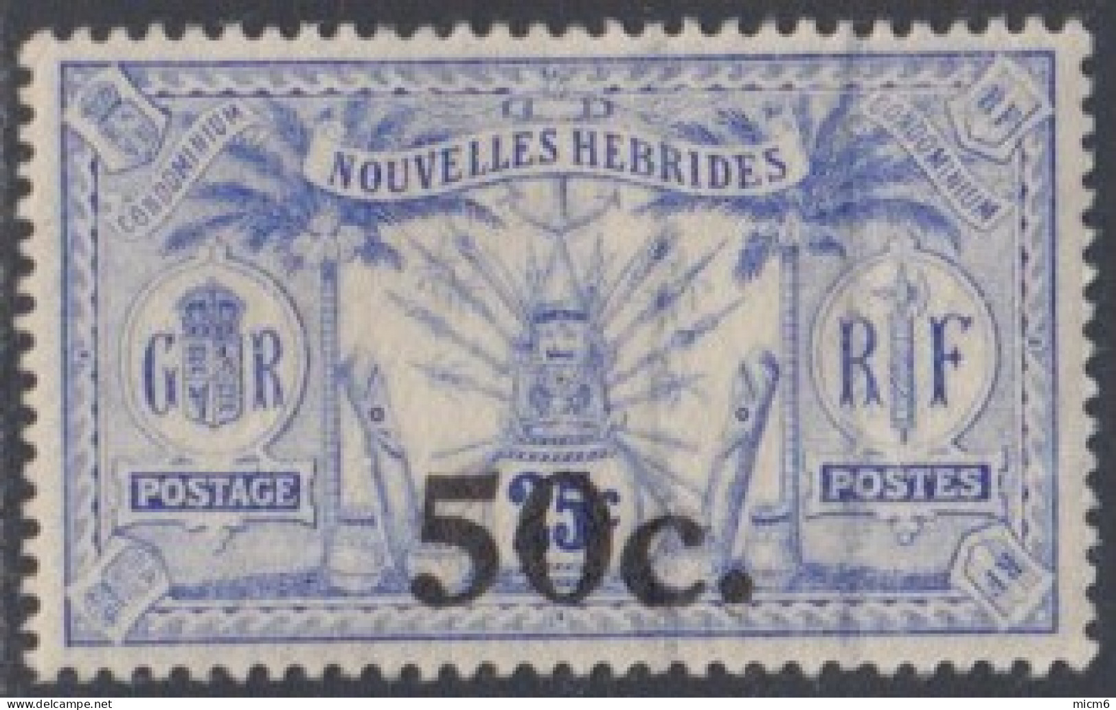 Nouvelles Hébrides - N° 76 (YT) Neuf *. - Unused Stamps