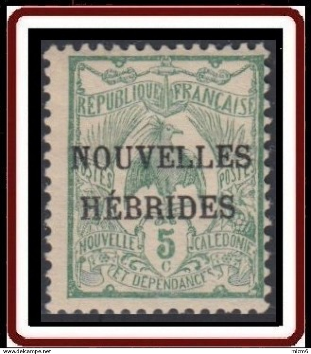 Nouvelles Hébrides - N° 01 (YT) Neuf *. - Unused Stamps