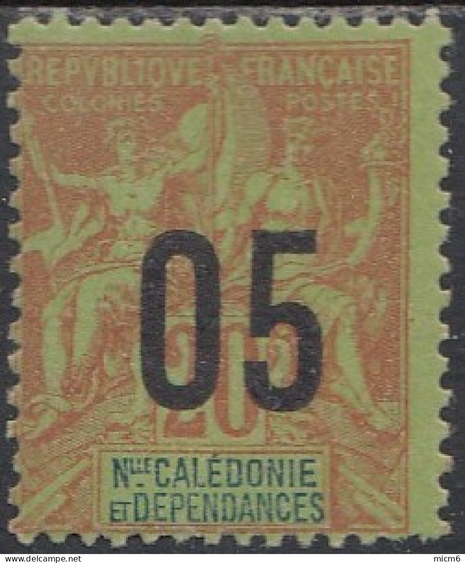Nouvelle Calédonie 1910-1939 - N° 106 (YT) N° 101 (AM) Neuf **. - Ongebruikt