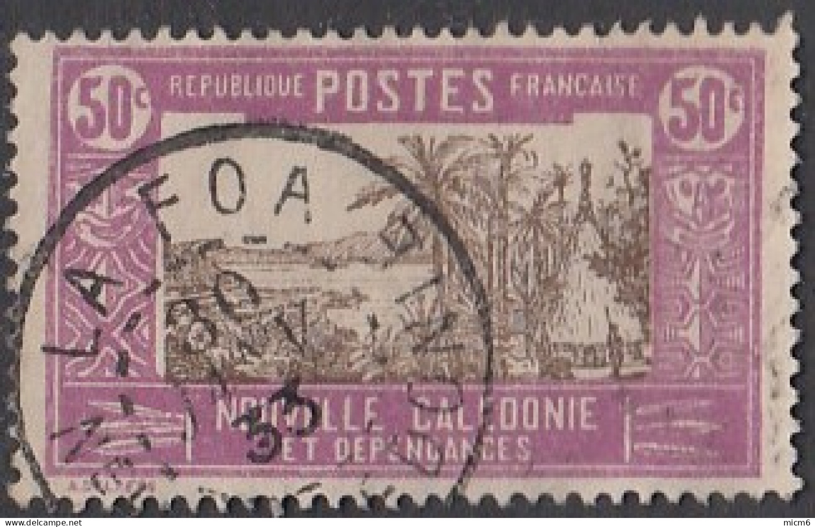 Nouvelle Calédonie 1910-1939 - La Foa Sur N° 150 (YT) N° 145 (AM). Oblitération De 1933. - Sonstige & Ohne Zuordnung