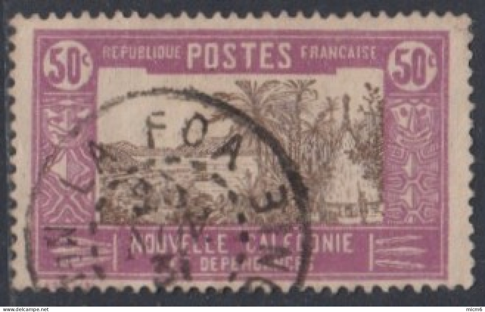 Nouvelle Calédonie 1910-1939 - La Foa Sur N° 150 (YT) N° 145 (AM). Oblitération De 1931. - Autres & Non Classés