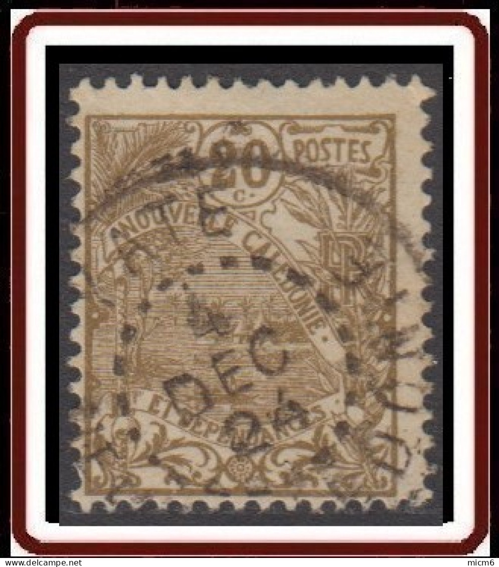 Nouvelle Calédonie 1903-1909 - Yate Sur N° 94 (YT) N° 89 (AM). Oblitération De 1924. - Other & Unclassified