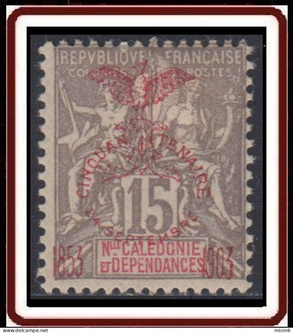 Nouvelle Calédonie 1903-1909 - N° 73 (YT) N° 67 (AM) Neuf *. - Neufs