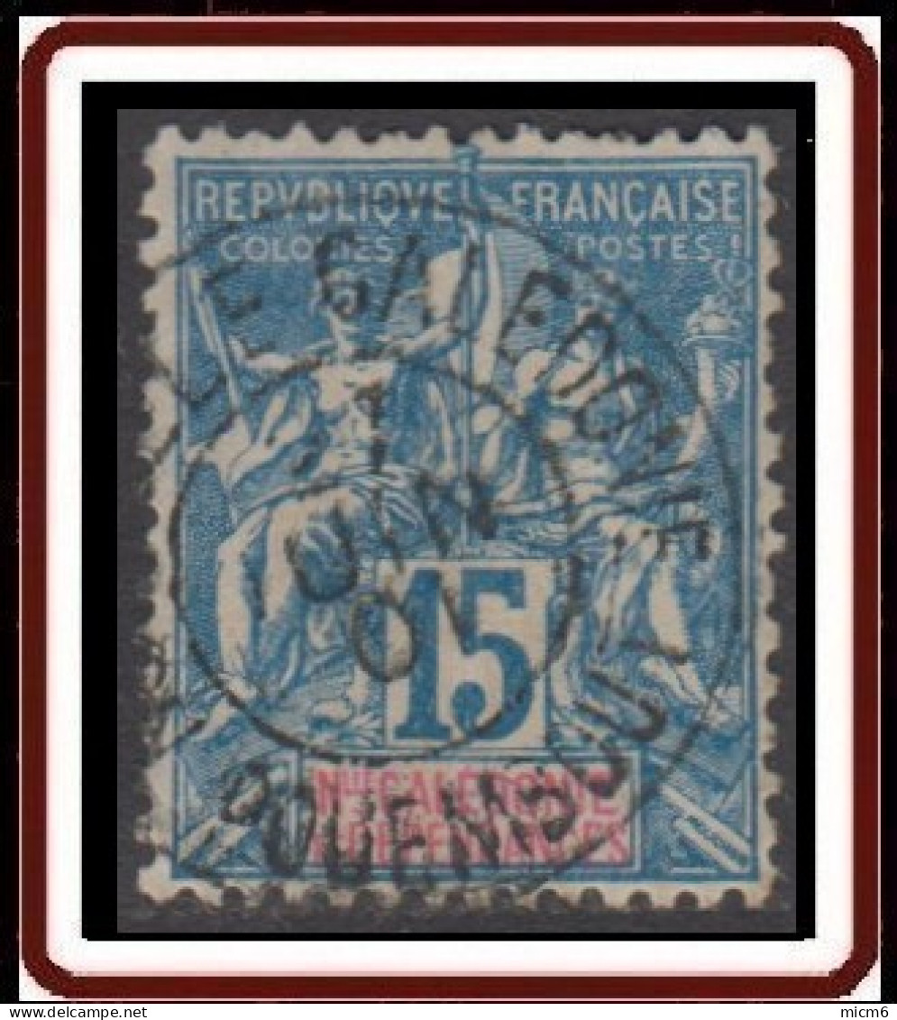 Nouvelle Calédonie 1892-1902 - Pouembout Sur N° 46 (YT) N° 40 (AM). Oblitération De 1901. - Gebraucht