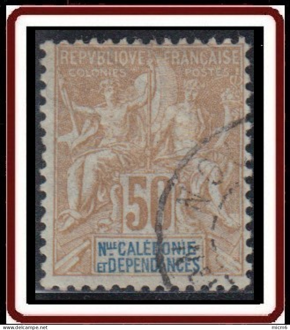 Nouvelle Calédonie 1892-1902 - N° 64 (YT) N° 82 (AM) Oblitéré. - Used Stamps