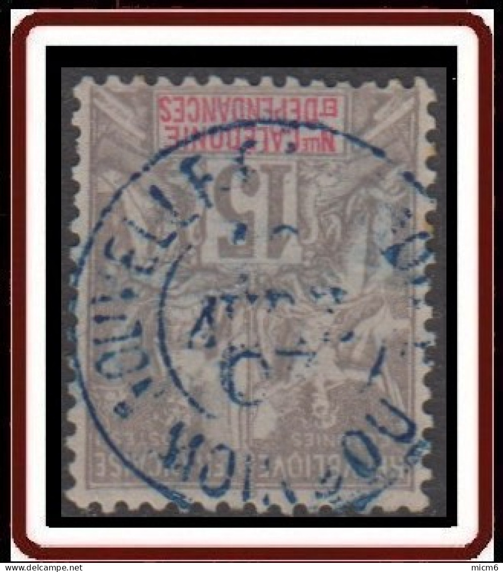 Nouvelle Calédonie 1892-1902 - Moindou Sur N° 61 (YT) N° 55 (AM). Oblitération De 1907. - Used Stamps