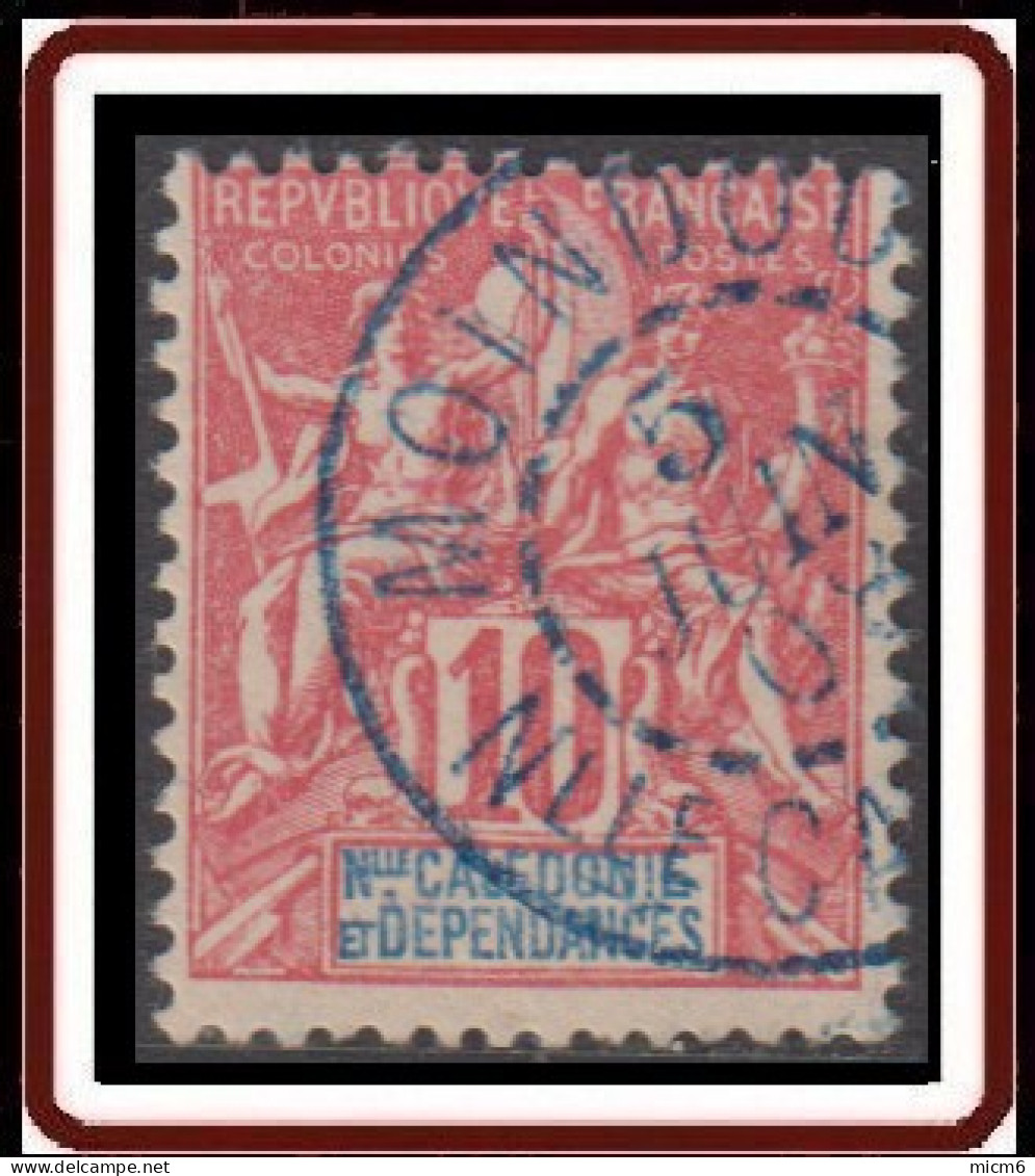 Nouvelle Calédonie 1892-1902 - Moindou Sur N° 60 (YT) N° 54 (AM). Oblitération De 1909. - Used Stamps