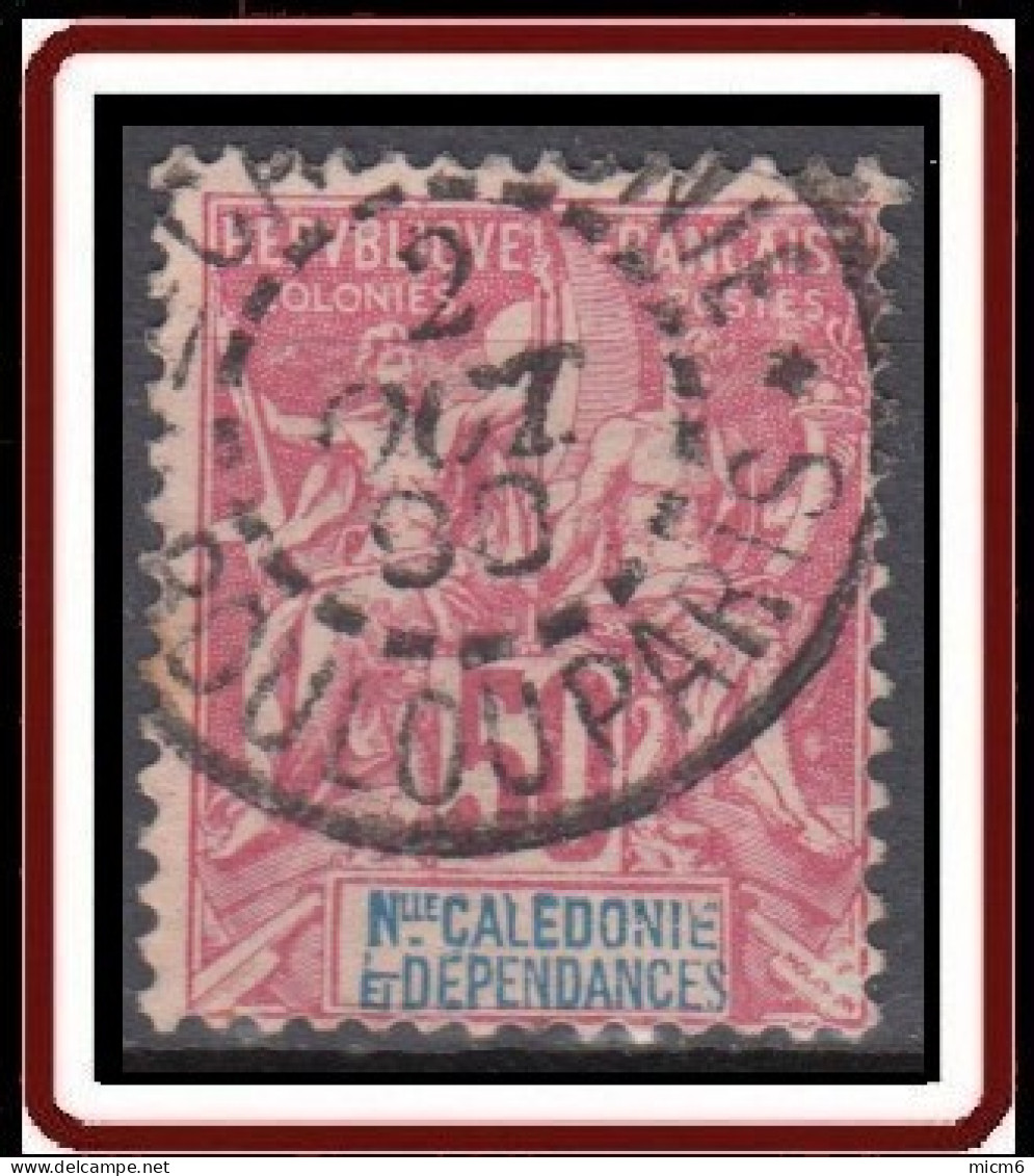 Nouvelle Calédonie 1892-1902 - Boulouparis Sur N° 50 (YT) N° 45 (AM). Oblitération De 1900. - Gebruikt