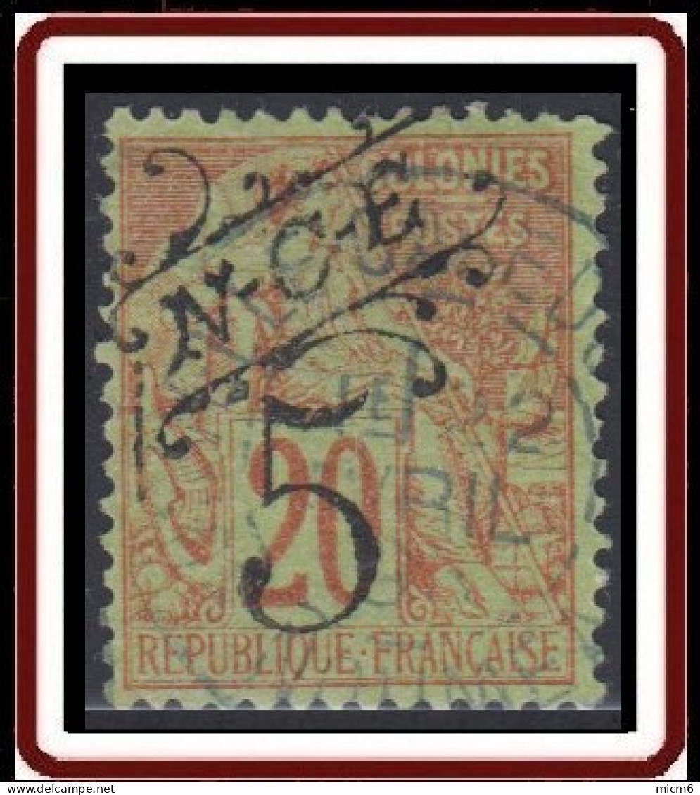 Nouvelle Calédonie 1859-1892 - N° 36 (YT) N° 30 (AM) Oblitéré. - Used Stamps