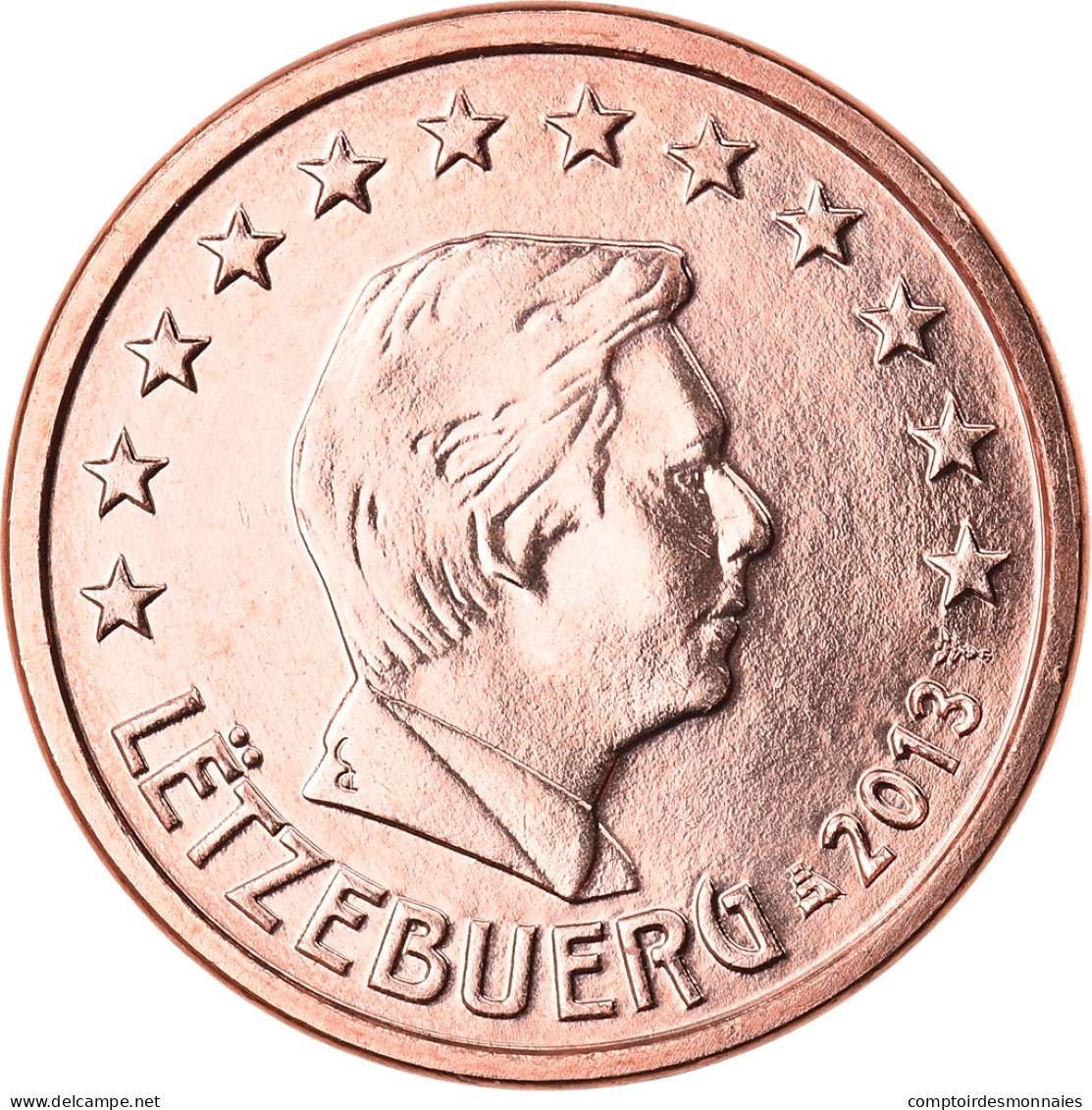 Luxembourg, Euro Cent, 2013, SPL, Copper Plated Steel, KM:New - Luxemburgo