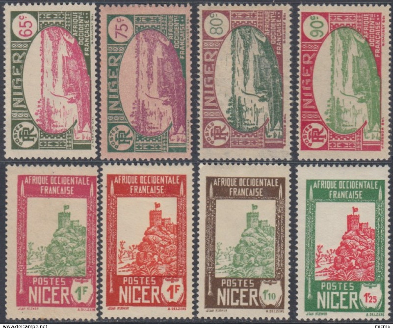 Niger - N° 29 à 52 (YT) N° 29 à 53, 58 & 59, 66 à 70 (AM) Neufs *. 32 Valeurs. 4 Scans - Unused Stamps