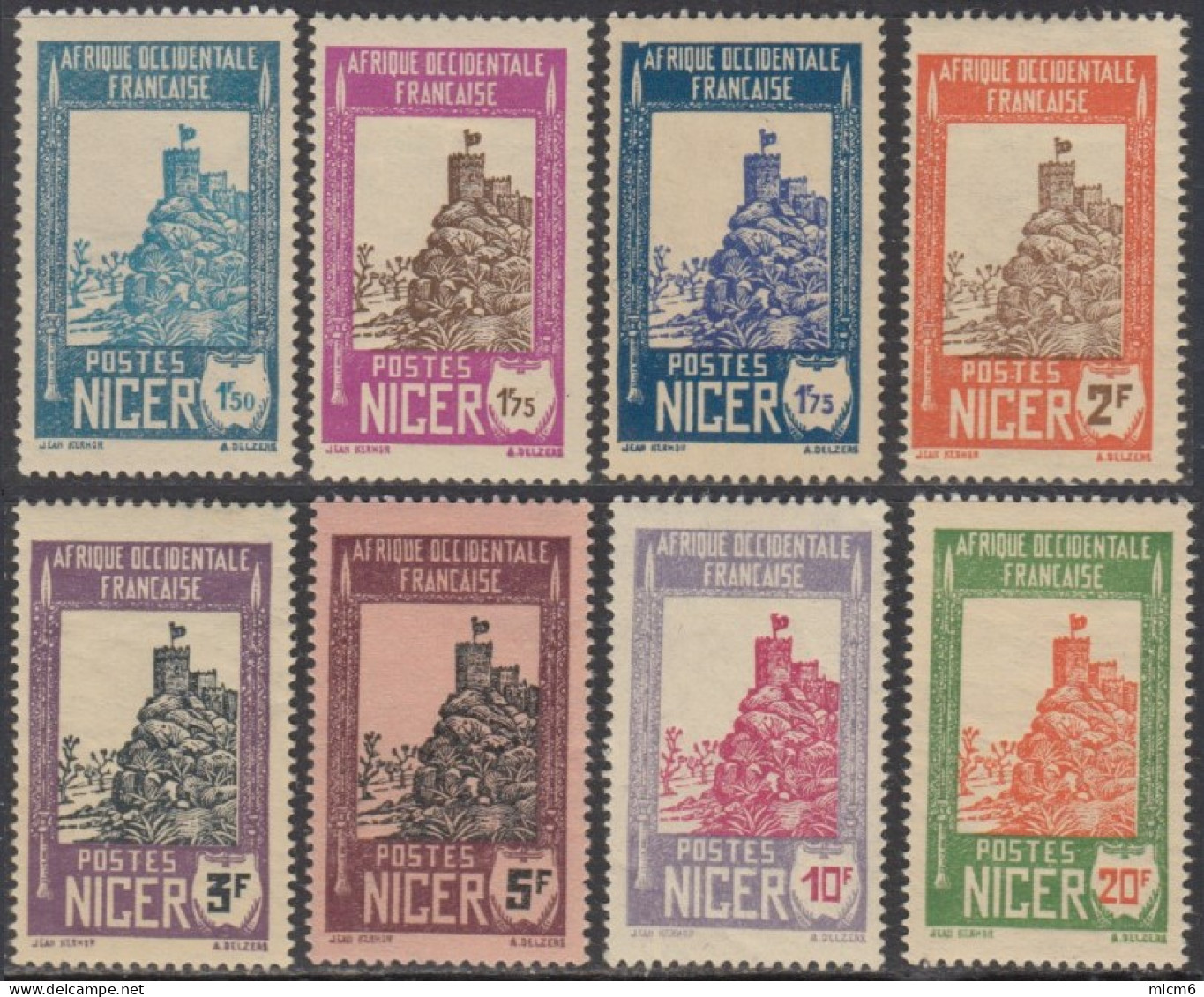 Niger - N° 29 à 52 (YT) N° 29 à 53, 58 & 59, 66 à 70 (AM) Neufs *. 32 Valeurs. 4 Scans - Unused Stamps