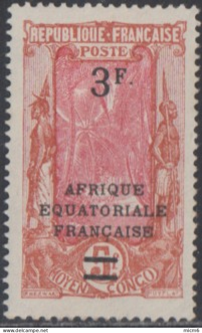 Moyen Congo - N° 103 (YT) N° 96 (AM) Neuf *. - Unused Stamps