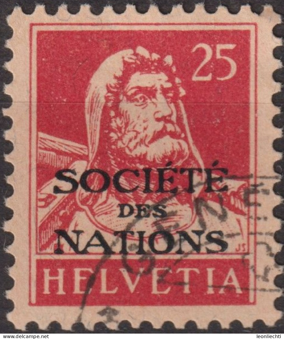 1922 CH / Dienstmarke SDN ° Mi:CH-SDN 5, Yt:CH S21, Zum:CH-SDN 5, Wilhelm Tell Mit Aufdruck - Oficial