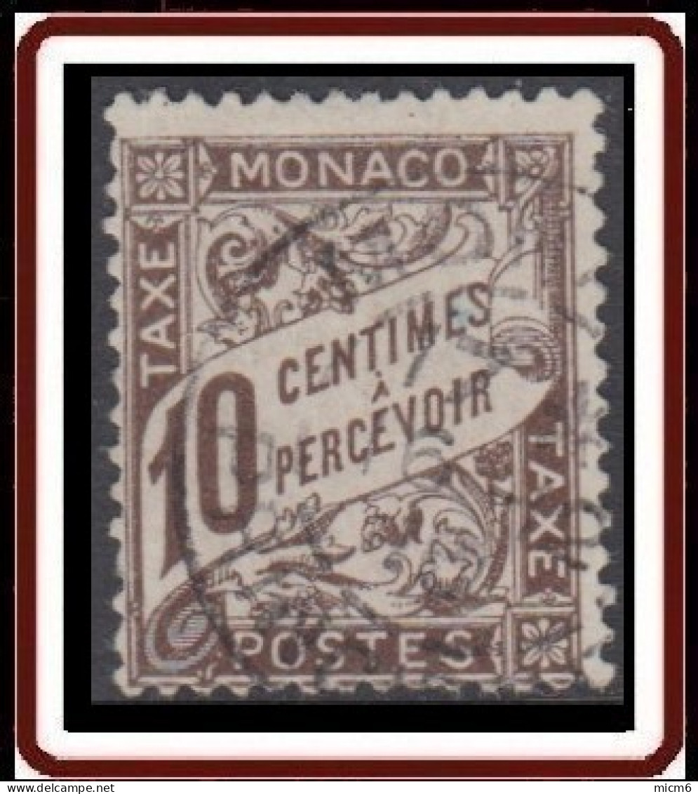 Monaco - Timbre-taxe N° 4 (YT) Oblitéré. - Postage Due